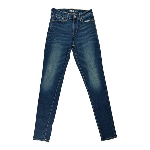 Denizen from Levi's Denim - Denizen From Levi's High Rise Skinny Stretch dark wash denim jeans Size 26/30